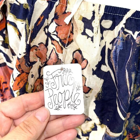 NWT Free People Shasta Skirt Set Womens Size XS Pure Cotton Off The Shoulder New - Picture 5 of 12